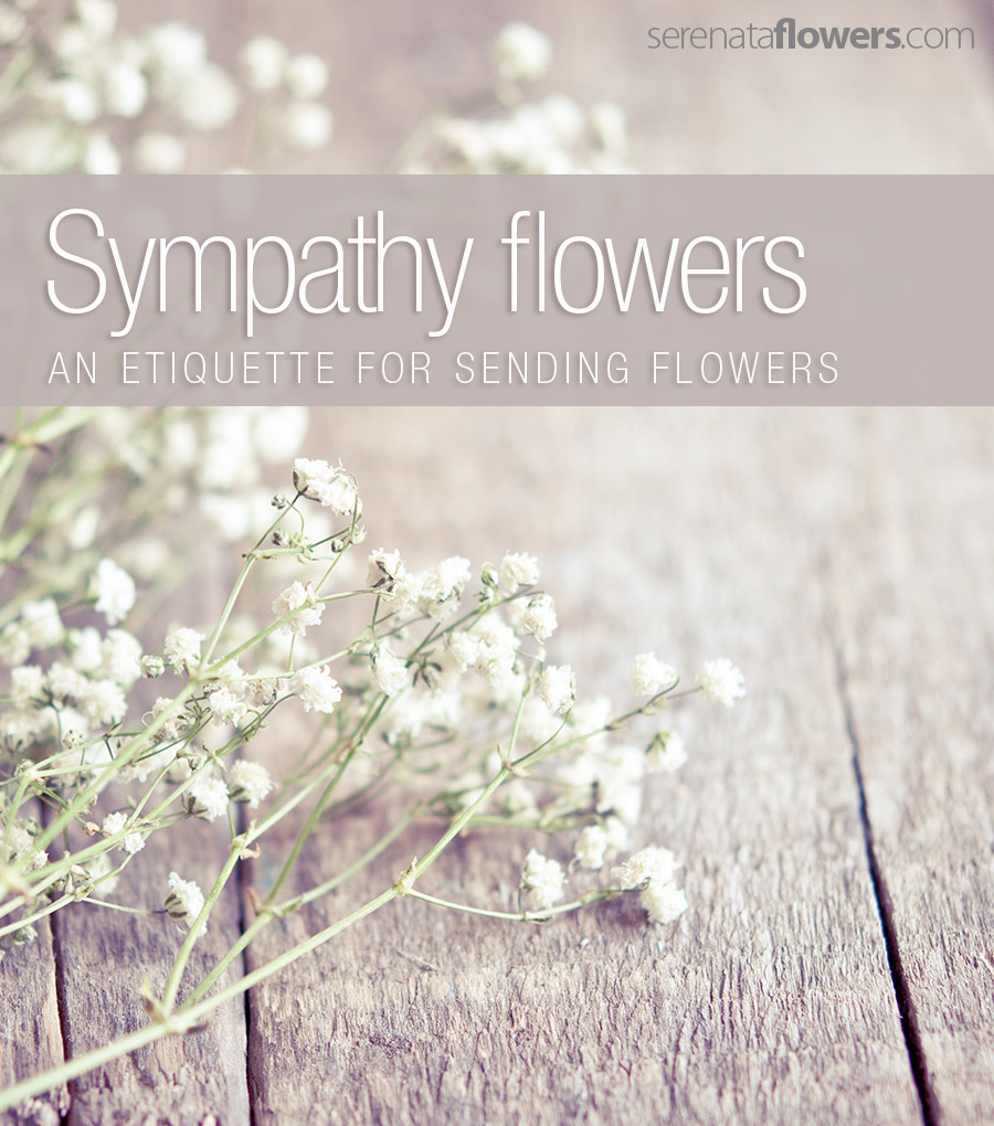 sympathy flowers etiquette